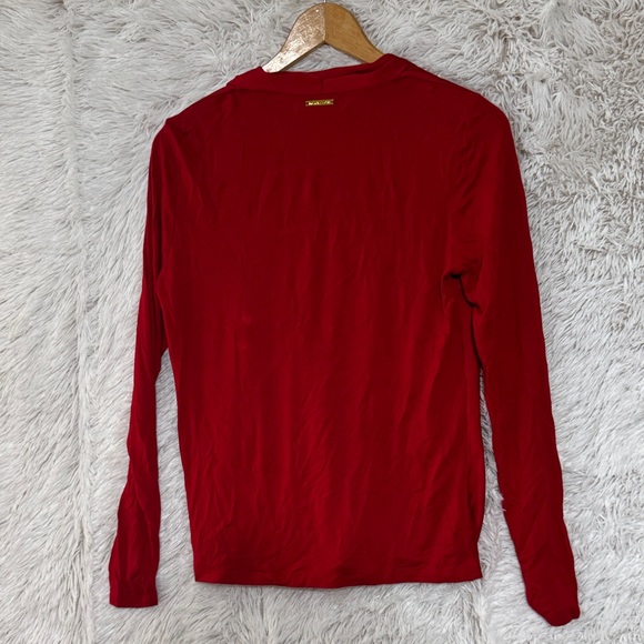 Michael Kors Vibrant Red Women's Blouse - Picture 5 of 8